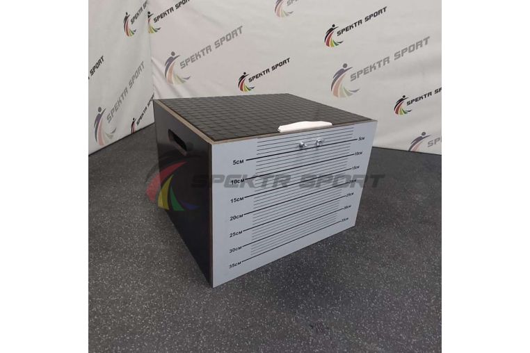 Скамья для измерения гибкости мобильная с выдвижной линейкой Spektr Sport фото 1