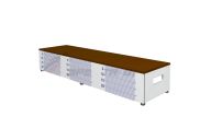 Скамья для измерения гибкости с линейкой Spektr Sport