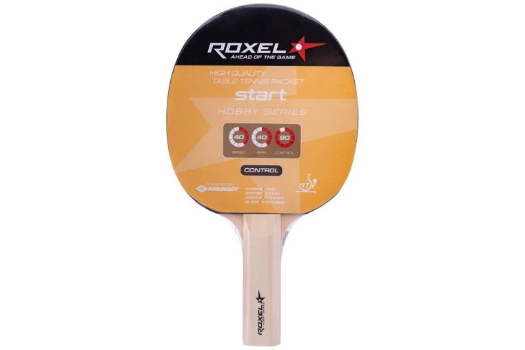 Ракетка для настольного тенниса Roxel Hobby Start, прямая 