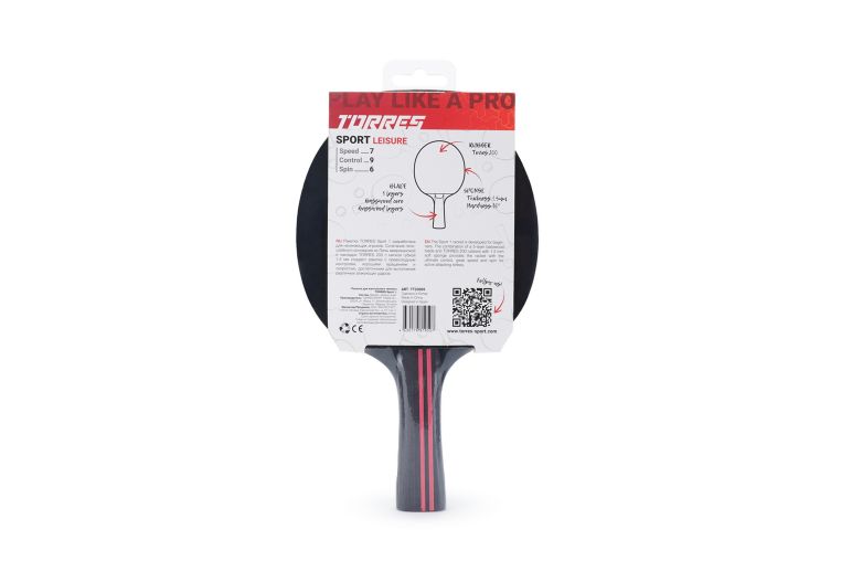 Ракетка для настольного тенниса Torres Sport 1* TT23005 фото 8
