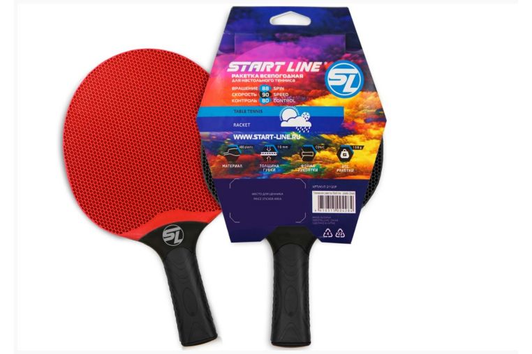 Теннисная ракетка plastic Start line 21121P red фото 4