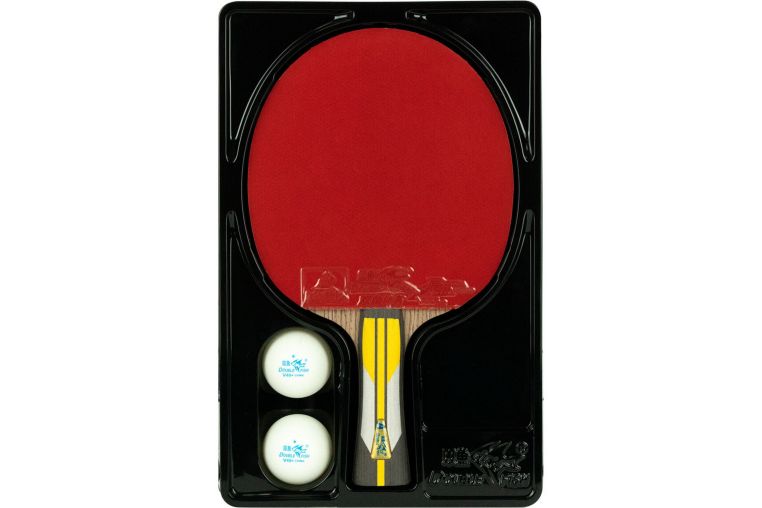 Ракетка для настольного тенниса Double Fish 6A+C, ITTF App+ 2 мяча V40+мм фото 6