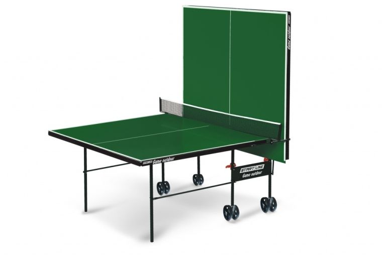 Теннисный стол Start line Game Outdoor с сеткой Green фото 1