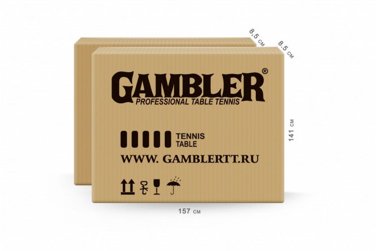 Стол теннисный Gambler Edition Indoor GTS-2 green фото 7