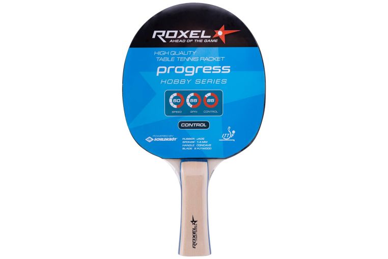 Набор для настольного тенниса Roxel Hobby Progress, 2 ракетки, 3 мяча, сетка фото 3