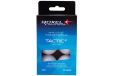 Мячи для настольного тенниса Roxel 1* Tactic, 6 шт, белый