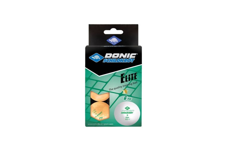 Мяч для настольного тенниса Donic 1* Elite, 6 шт, оранжевый 