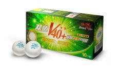 Мячи для настольного тенниса (10шт.) Double Fish 40+ Two star 2* Volant V211F