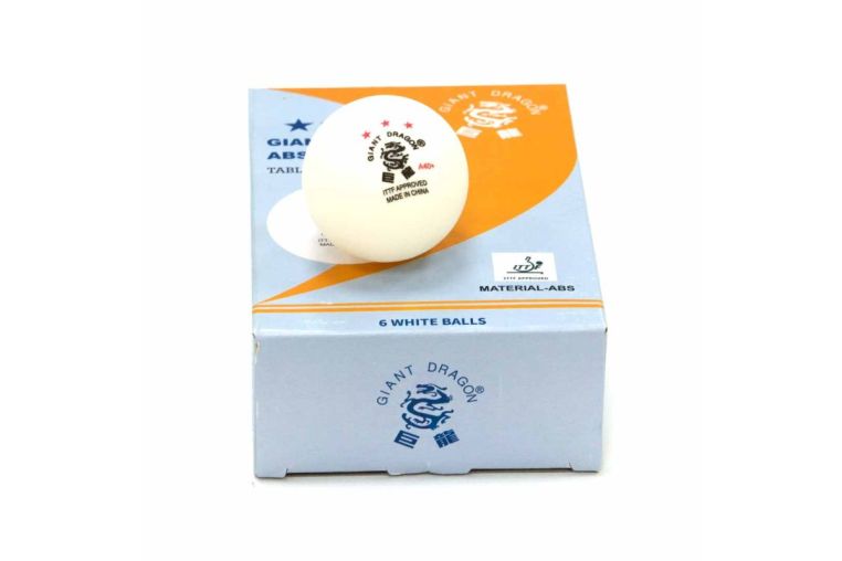 Мячи Giant Dragon Professional ITTF 3* New белый (6 шт. в коробке) фото 1