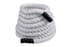 Тренировочный канат 9 м Perform Better Training Ropes 4087-30-White 12 кг, диаметр 5 см, белый