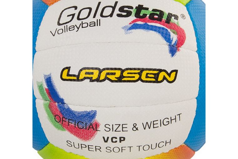 Мяч волейбольный пляжный Larsen Gold Star р.5 фото 2