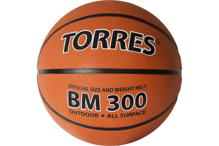 Мяч баскетбольный Torres BM300 B02017 р.7 фото 1