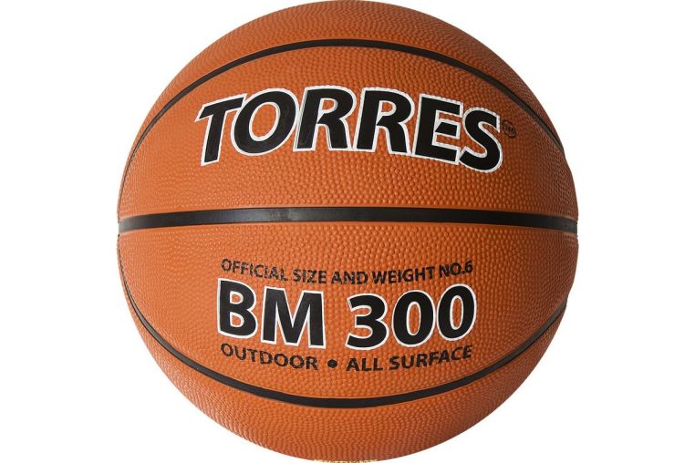 Мяч баскетбольный Torres BM300 B02016 р.6 фото 1