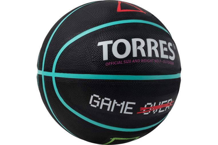 Мяч баскетбольный Torres Game Over B023117 р.7 фото 2