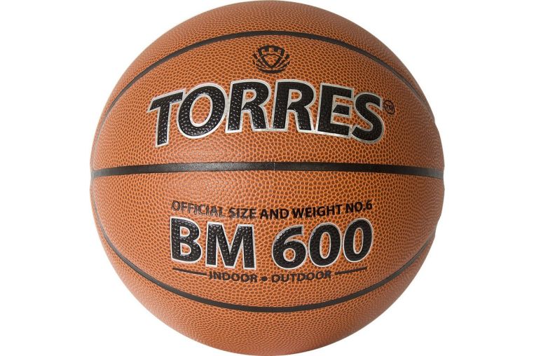 Мяч баскетбольный Torres BM600 B32026 р.6 фото 1
