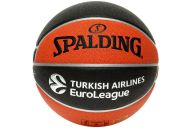 Мяч баскетбольный Spalding TF-500 Excel Euroleague р.7, 77101z, композит, коричнево-черный