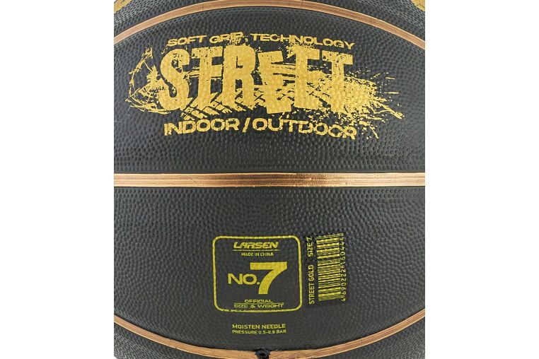Мяч баскетбольный Larsen Street Gold р.7 фото 1