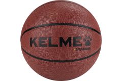 Мяч баскетбольный Kelme Hygroscopic 8102QU5001-217, р. 7, 8 панелей, ПУ, бут.кам., коричнево-черный