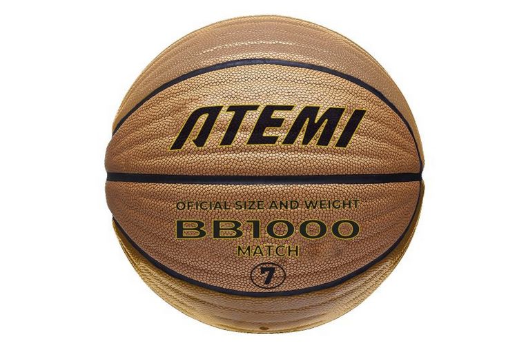 Мяч баскетбольный Atemi BB1000N р.7, окруж 75-78 