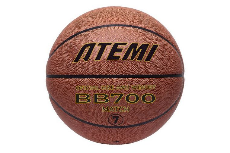 Мяч баскетбольный Atemi BB700N р.7, окруж 75-78 