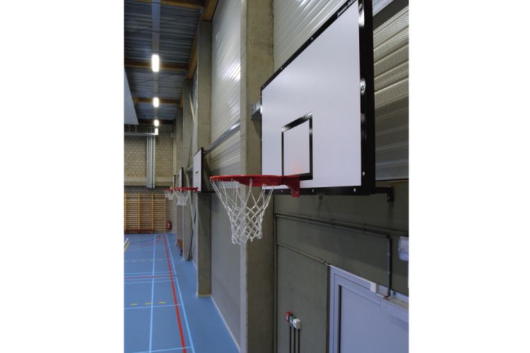 Щит баскетбольный Schelde Sports деревянный, прямоугольный 120х90 см 3211015 