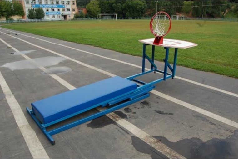 Стойка стритбольная складная с фанерным щитом Atlet IMP-A14 фото 5