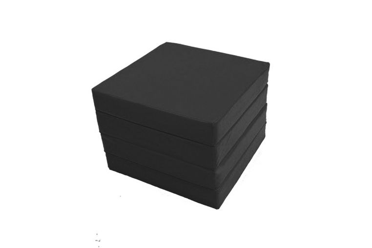 Мат № 11 (100х100х10) складной 4 сложение КМС 2500000066023 черный 