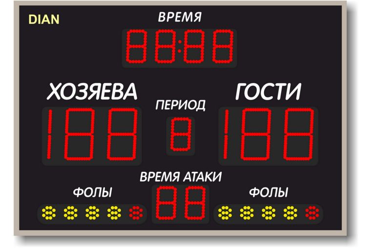 Универсальное табло ДИАН ТУрп 150.6 100.7 (15-07) 