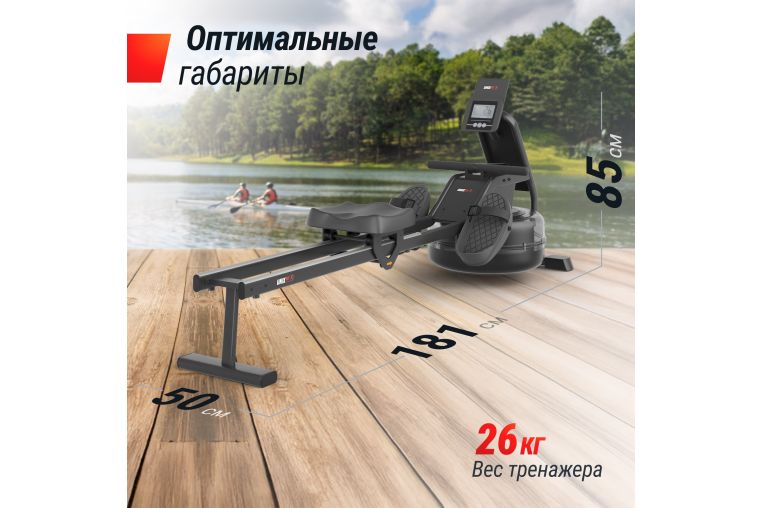 Гребной тренажер UnixFit Water Rower 340 RMWT340 фото 16