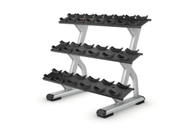 Подставка под хромированные гантели PRECOR Discovery Line DBR 813 матовый черный 