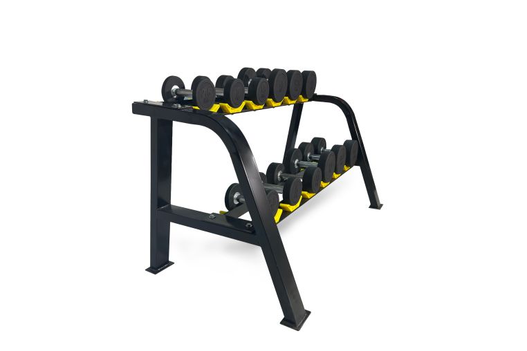 Стойка для гантелей UnixFit DumRack 9 PRO (500 кг) DBRK9PBKYL500 фото 2