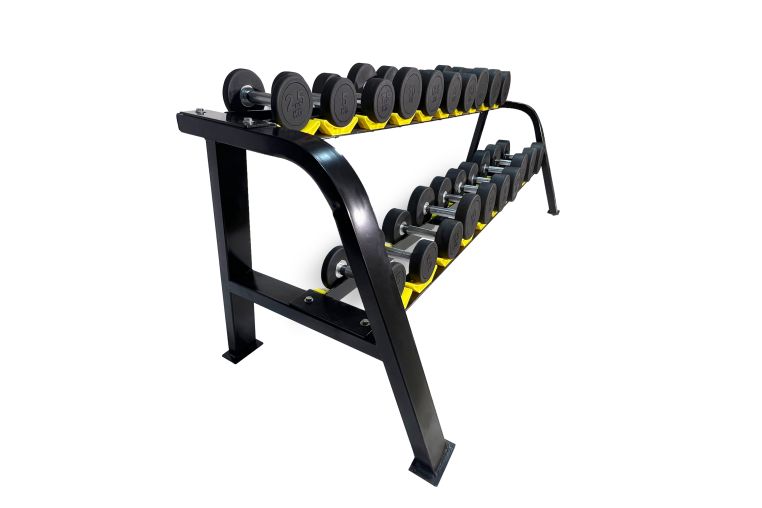 Стойка для гантелей UnixFit DumRack 9 PRO (500 кг) DBRK9PBKYL500 фото 3