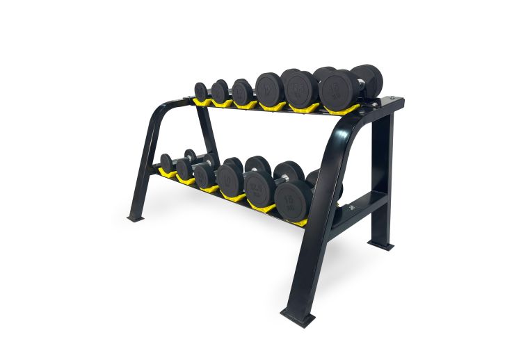 Стойка для гантелей UnixFit DumRack 9 PRO (500 кг) DBRK9PBKYL500 фото 5