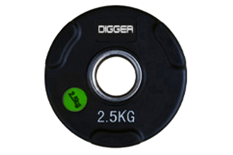 Диск олимпийский обрезиненный 3-х хватовый 2,5кг Hasttings Digger HD51C1C-2,5 