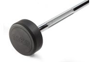 Штанга неразборная обрезиненная 10 кг. Прямой гриф. VictoryFit VF-DX4100