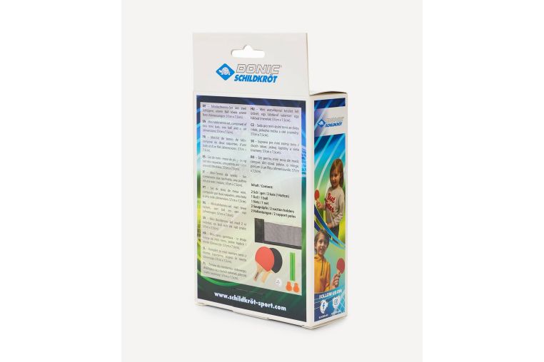 Набор для настольного тенниса Donic Tischtennis-Mini-Set, 2 детские ракетки, 3 мяча, сетка фото 6