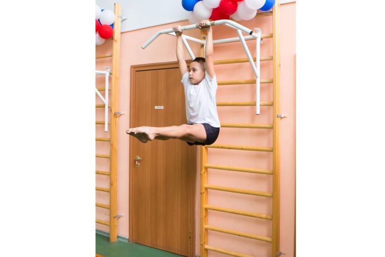 Брусья-турник навесные универсальные на шведскую стенку ZAVODSPORTA фото 1
