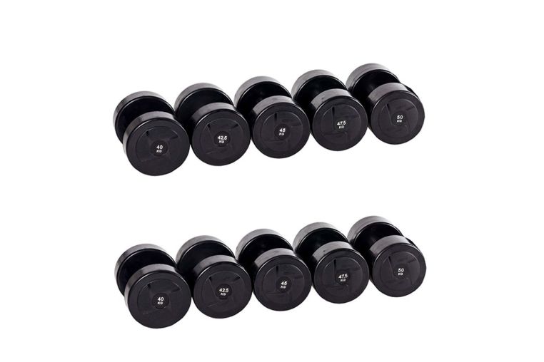 Гантельный ряд POWER (шаг 2,5 кг, 5 пар) PROFI-FIT 40-50 кг 