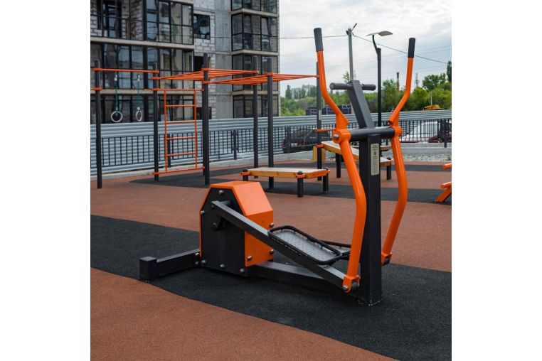 Cardio-1902 Уличный тренажер Эллипсоид с безынерционным нагрузочным механизмом ZAVODSPORTA фото 7