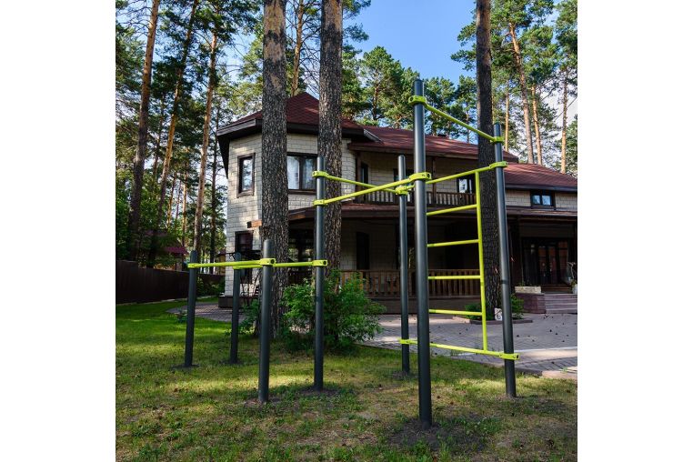 W217 Воркаут (брусья, 3 перекладины, шведская стенка) ZAVODSPORTA фото 1