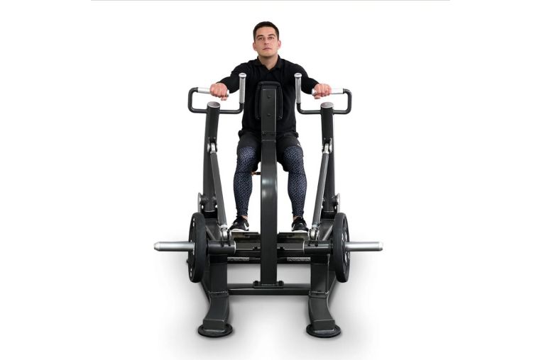 Гребная тяга на свободных весах AnyFit T04 фото 9