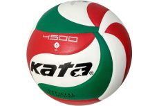 Мяч волейбольный Kata C33281 р.5 бело-зелено-красный