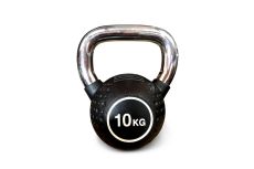 Гиря полиуретановая с хромированной ручкой Protrain KB2015-10