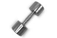 Гантель UNIX Fit PRO круглая хромированная 9 кг, 2 шт. фото 1