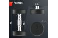 Гантель UNIX Fit PRO круглая обрезиненная 5 кг, 2 шт. фото 2