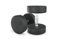 Гантель UNIX Fit PRO круглая обрезиненная 22,5 кг, 2 шт.