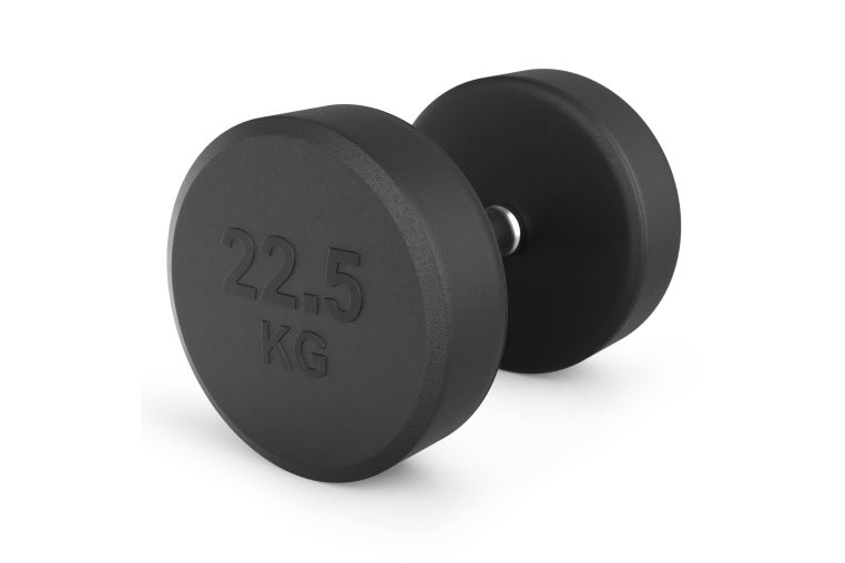 Гантель UNIX Fit PRO круглая обрезиненная 22,5 кг, 2 шт. фото 9