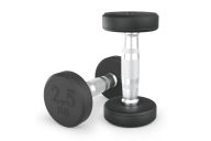 Гантель UNIX Fit PRO круглая обрезиненная 2,5 кг, 2 шт.