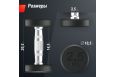 Гантель UNIX Fit PRO круглая обрезиненная 2,5 кг, 2 шт. фото 2