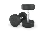Гантель UNIX Fit PRO круглая обрезиненная 12,5 кг, 2 шт.
